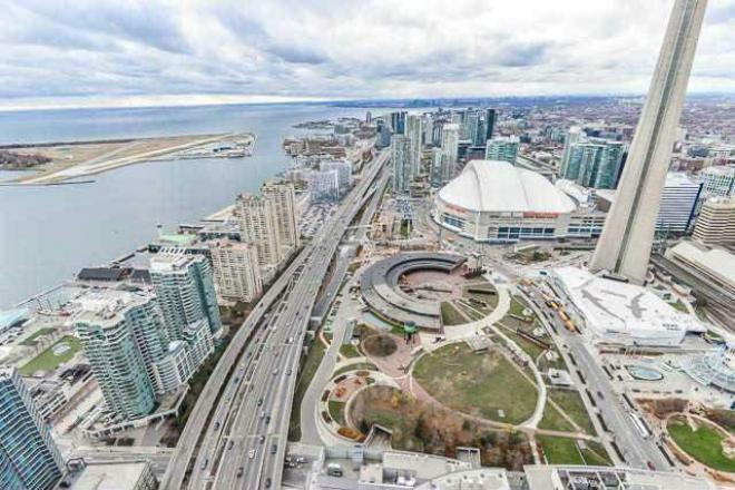 Condo Downtown, Cn Tower, Financial District Toronto Bagian luar foto