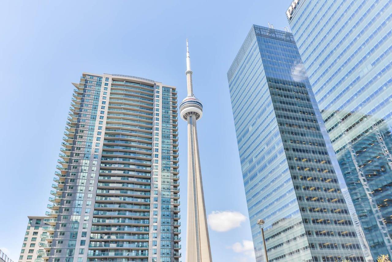 Condo Downtown, Cn Tower, Financial District Toronto Bagian luar foto